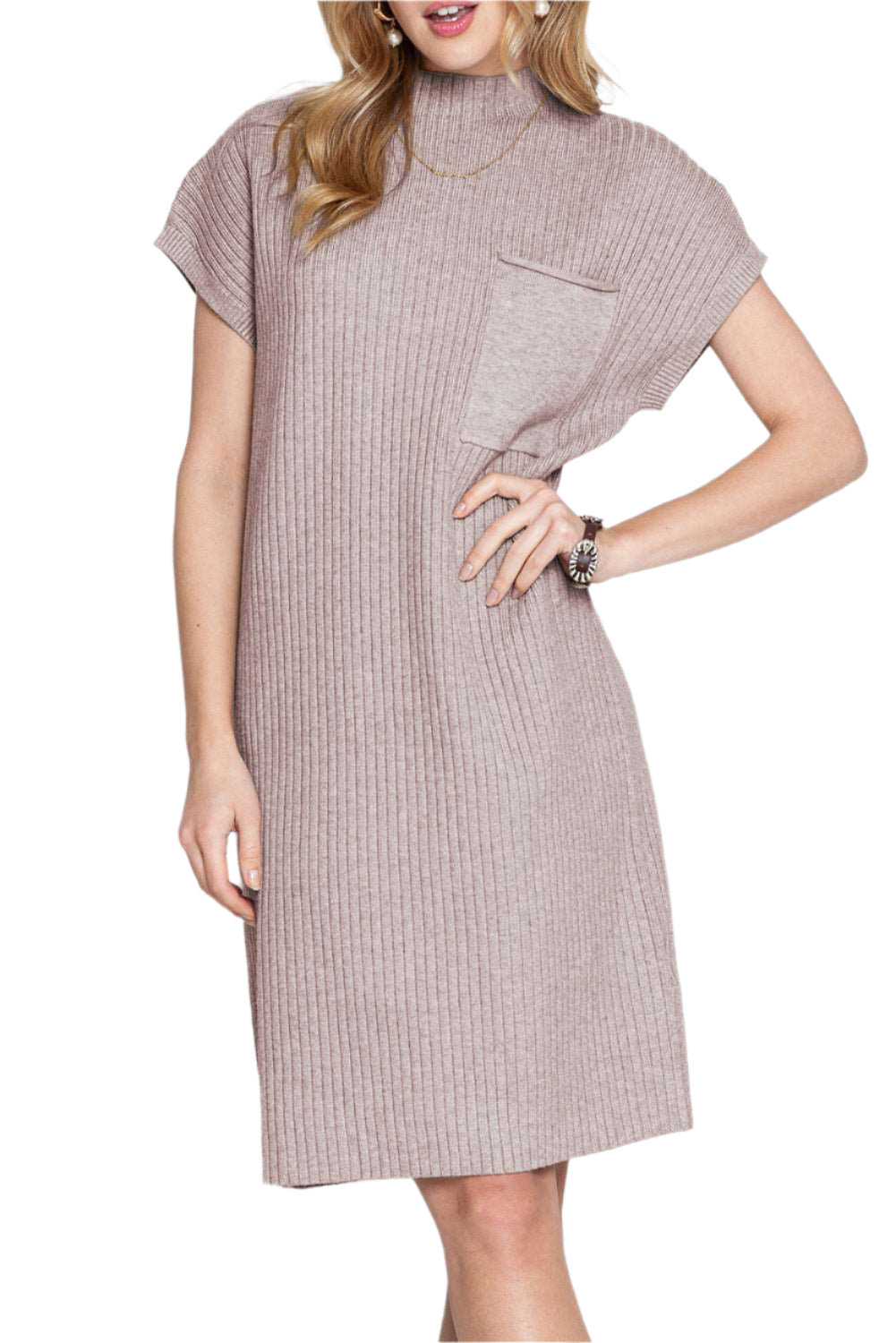 Green Sweater Knit Dress - Catherine Martin