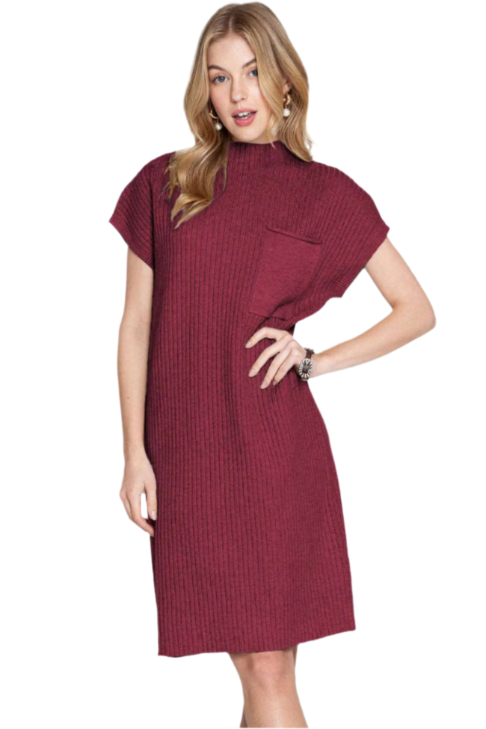 Green Sweater Knit Dress - Catherine Martin