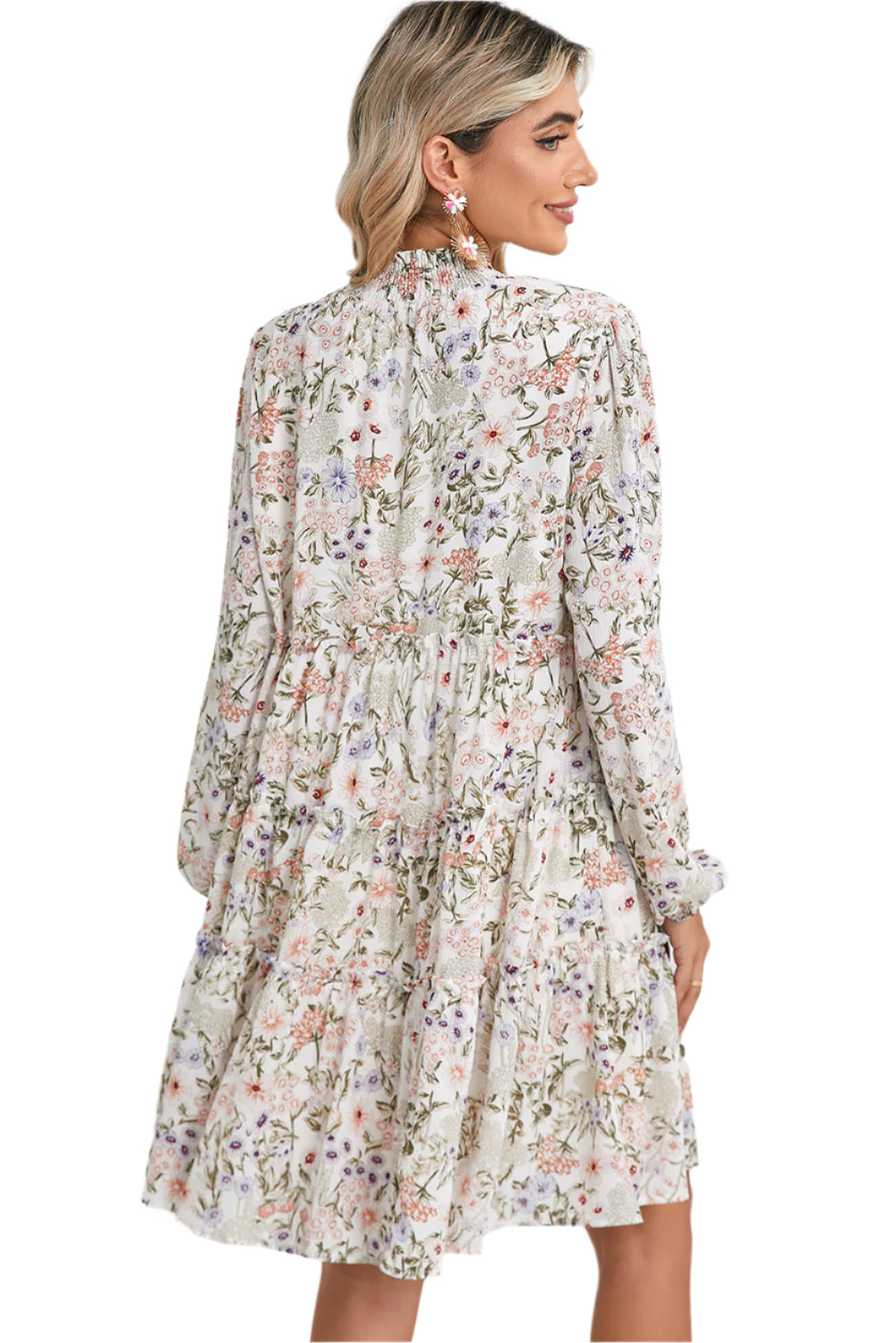 Long Sleeve Floral Dress - Catherine Martin
