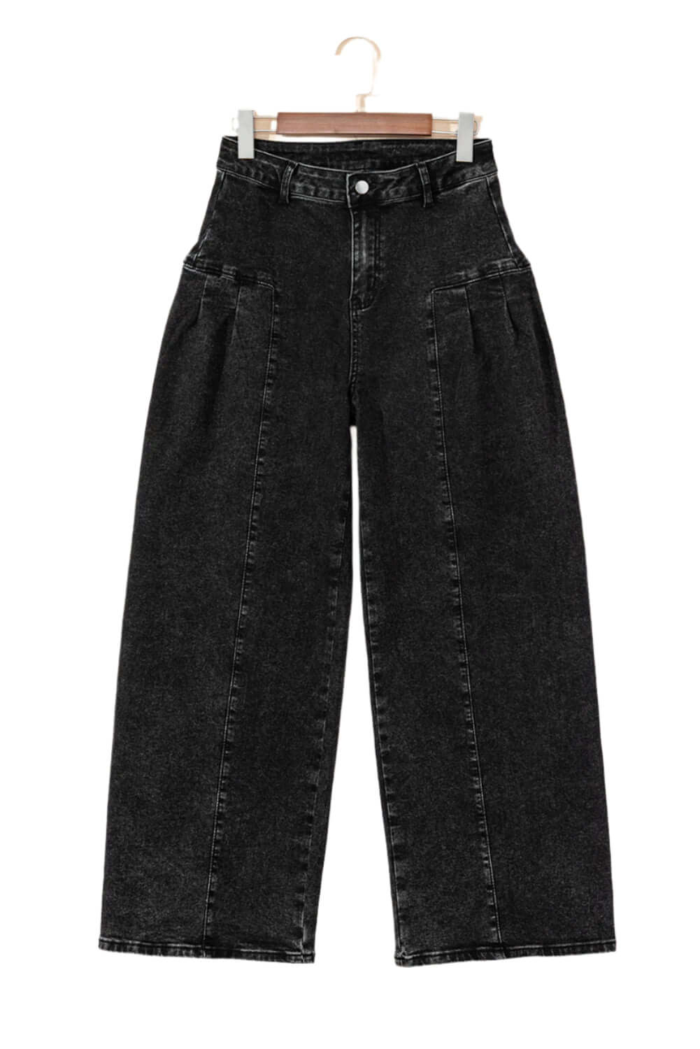 Pleated Wide Leg Jeans for Ladies - Catherine Martin