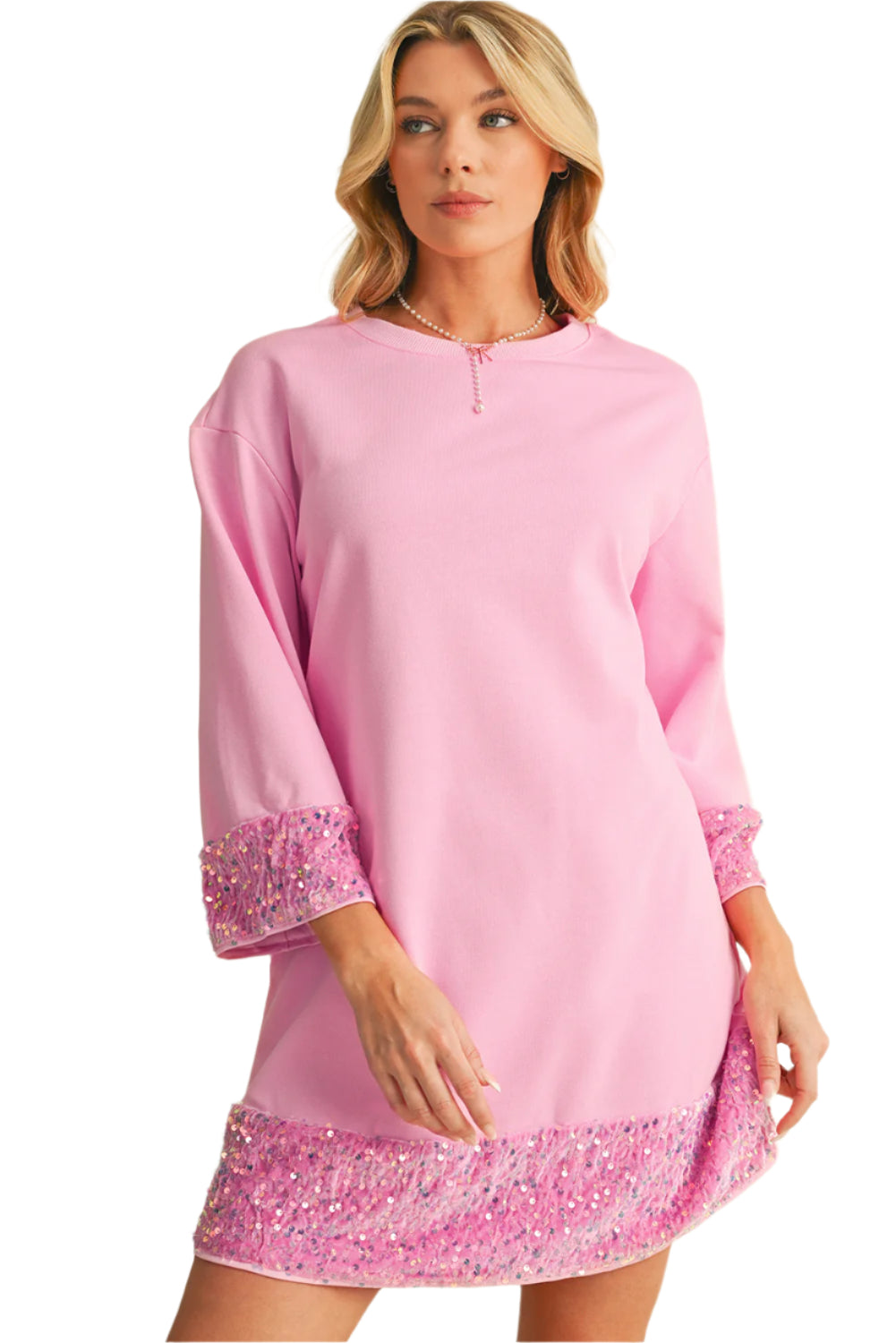 Bonbon Sequin T-Shirt Dress - Catherine Martin