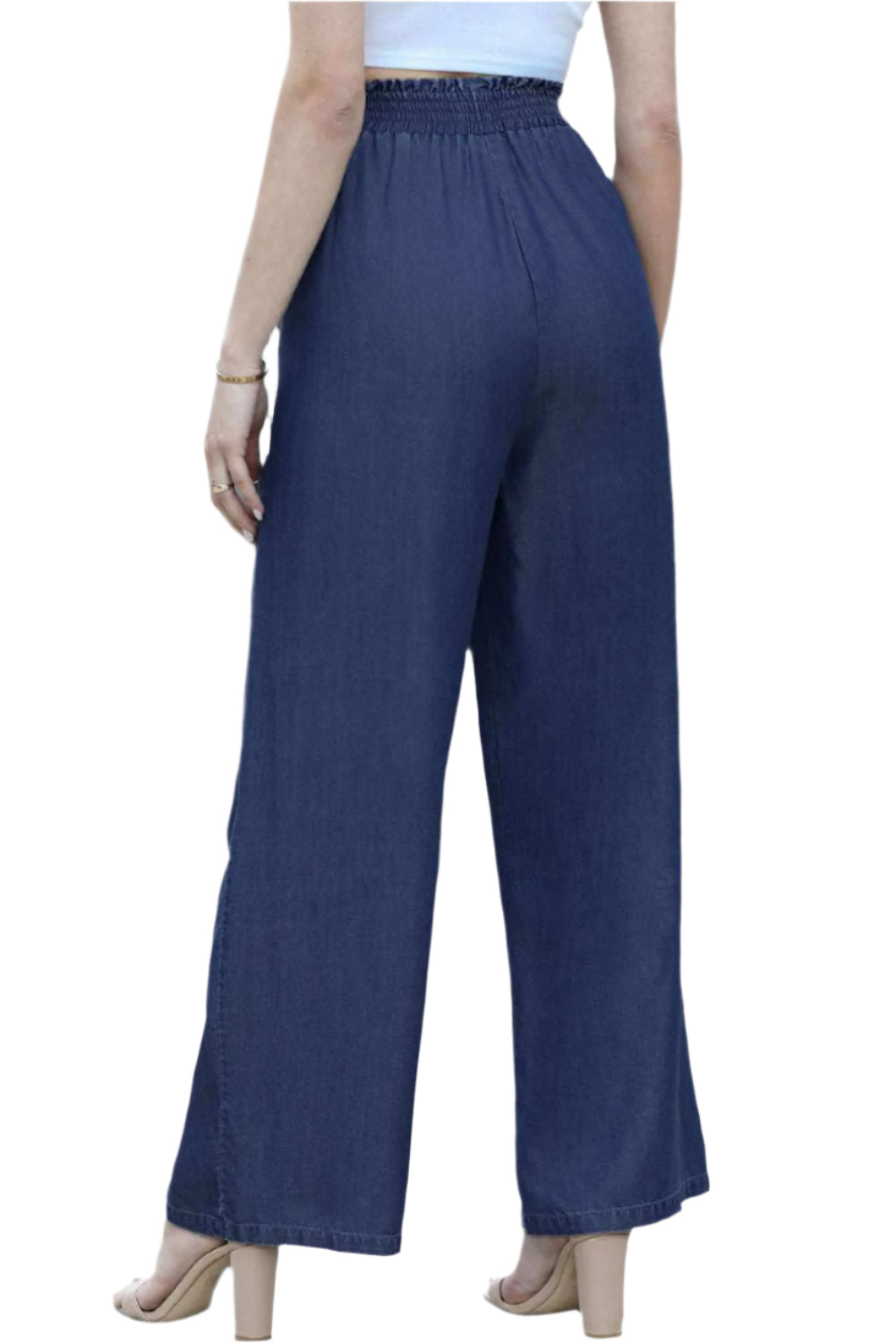 Black High Waist Wide Leg Jeans - Catherine Martin