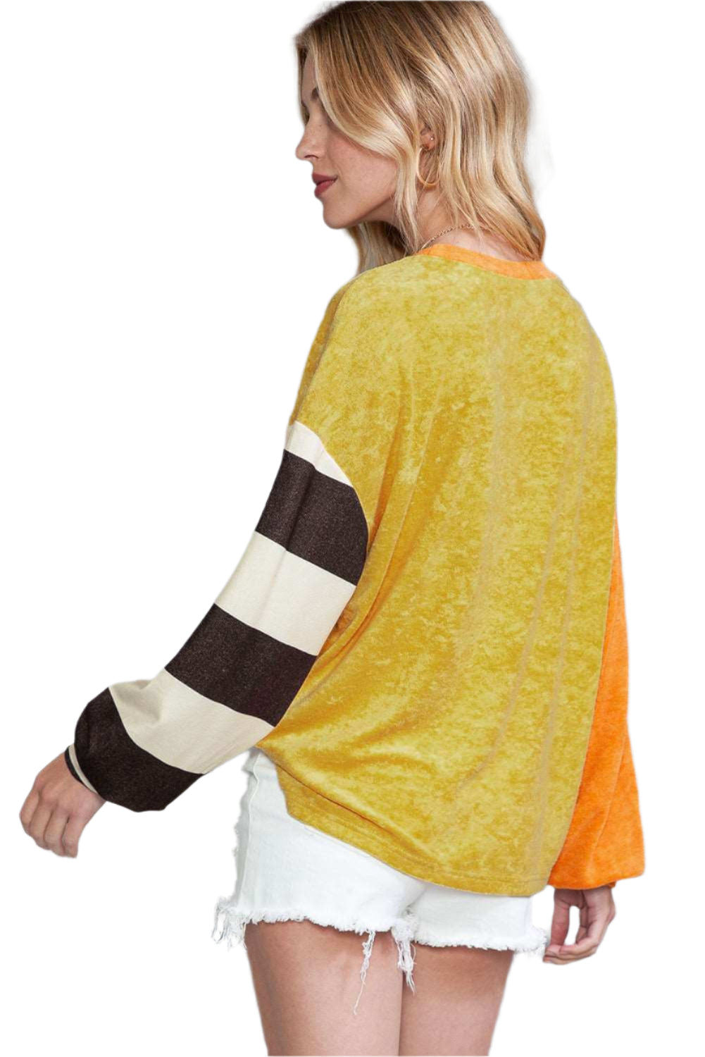 Ginger Patchwork Striped Top - Catherine Martin
