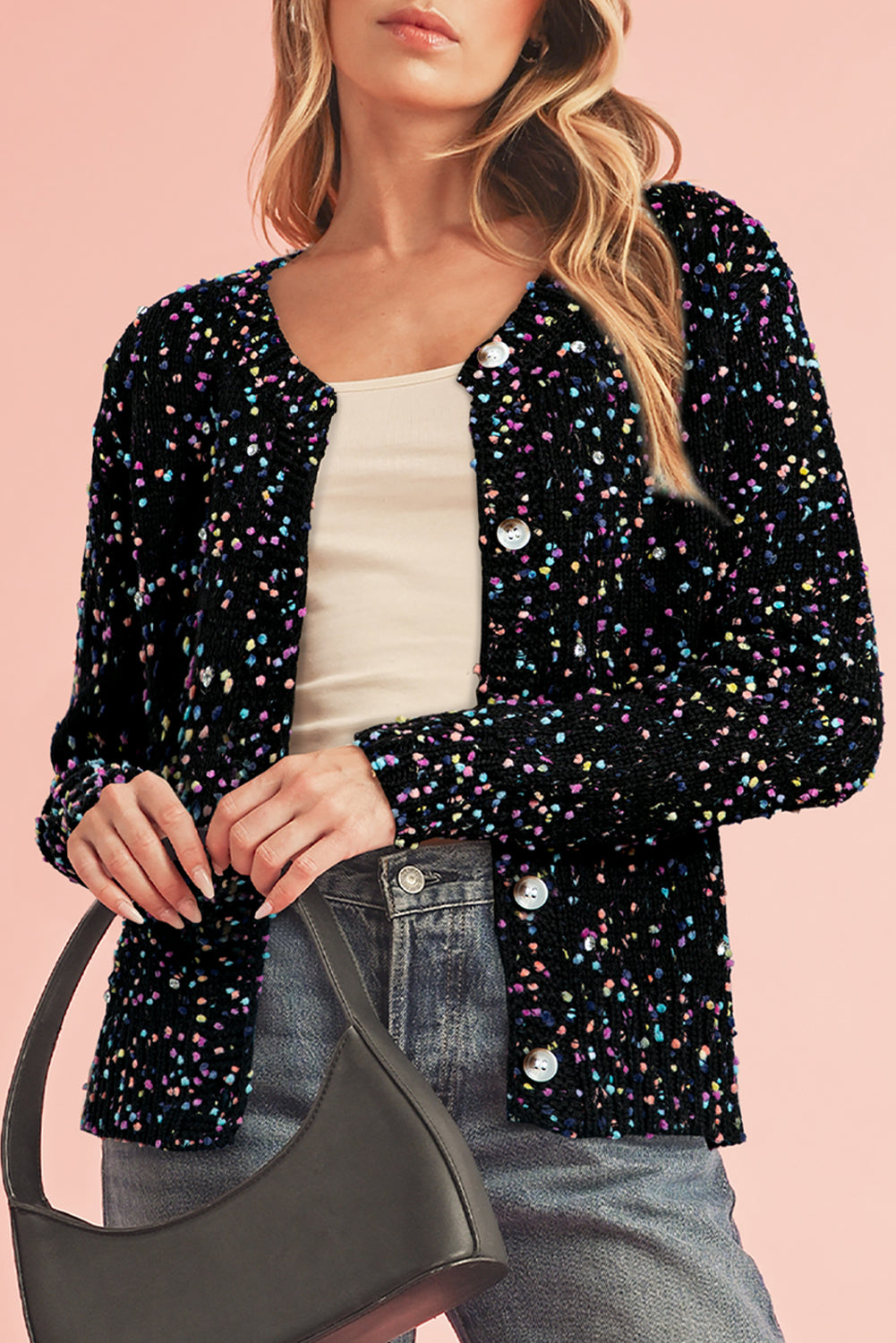 Midnight Sparkle Knit Cardigan - Catherine Martin