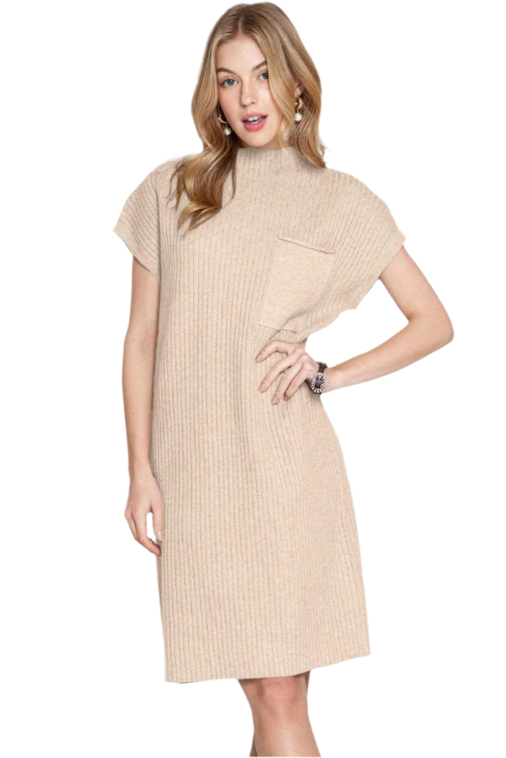 Green Sweater Knit Dress - Catherine Martin