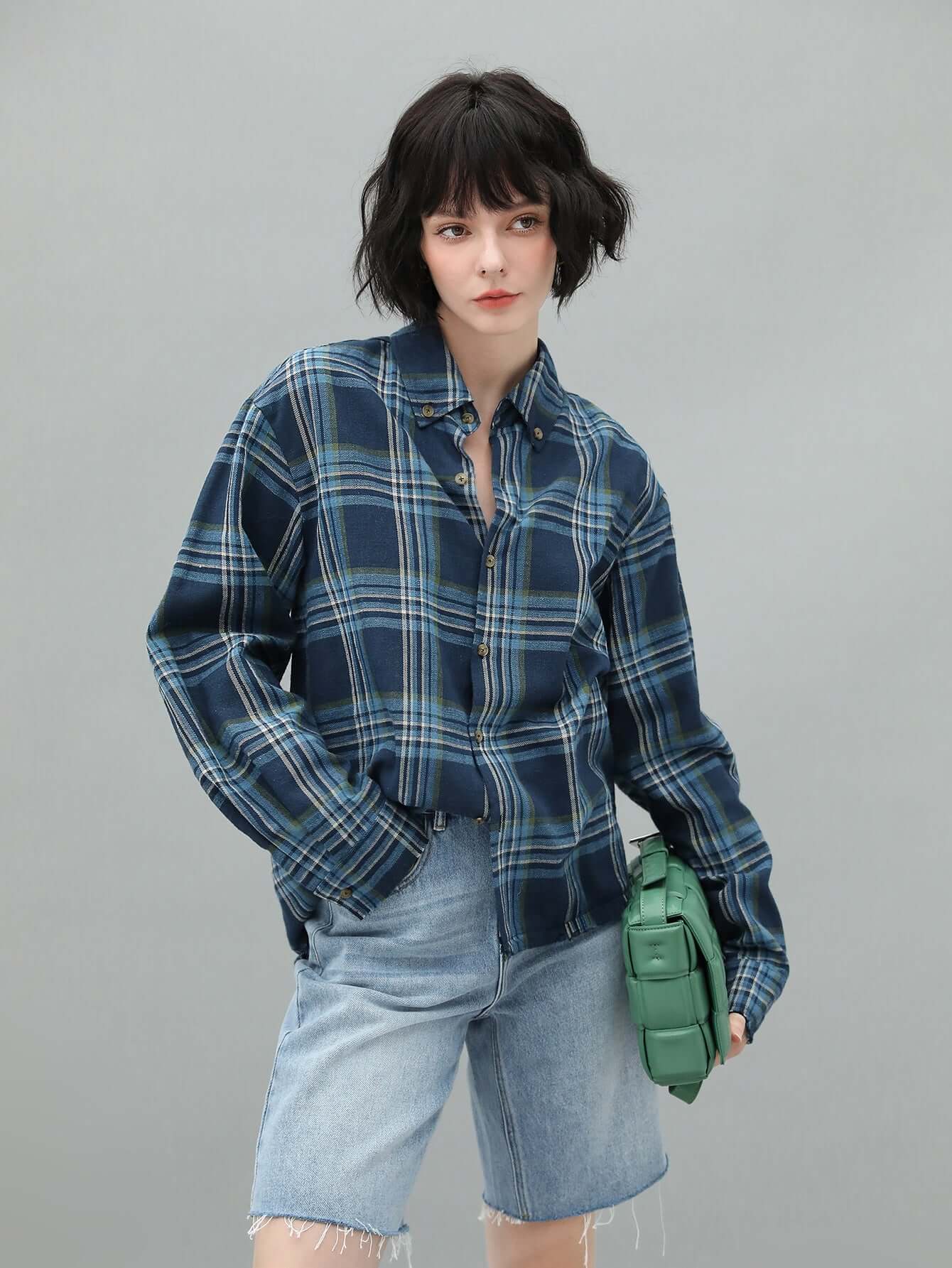 Classic Everyday Plaid Shirt-0
