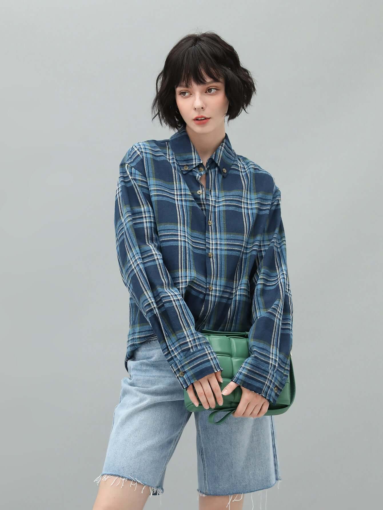 Classic Everyday Plaid Shirt-2