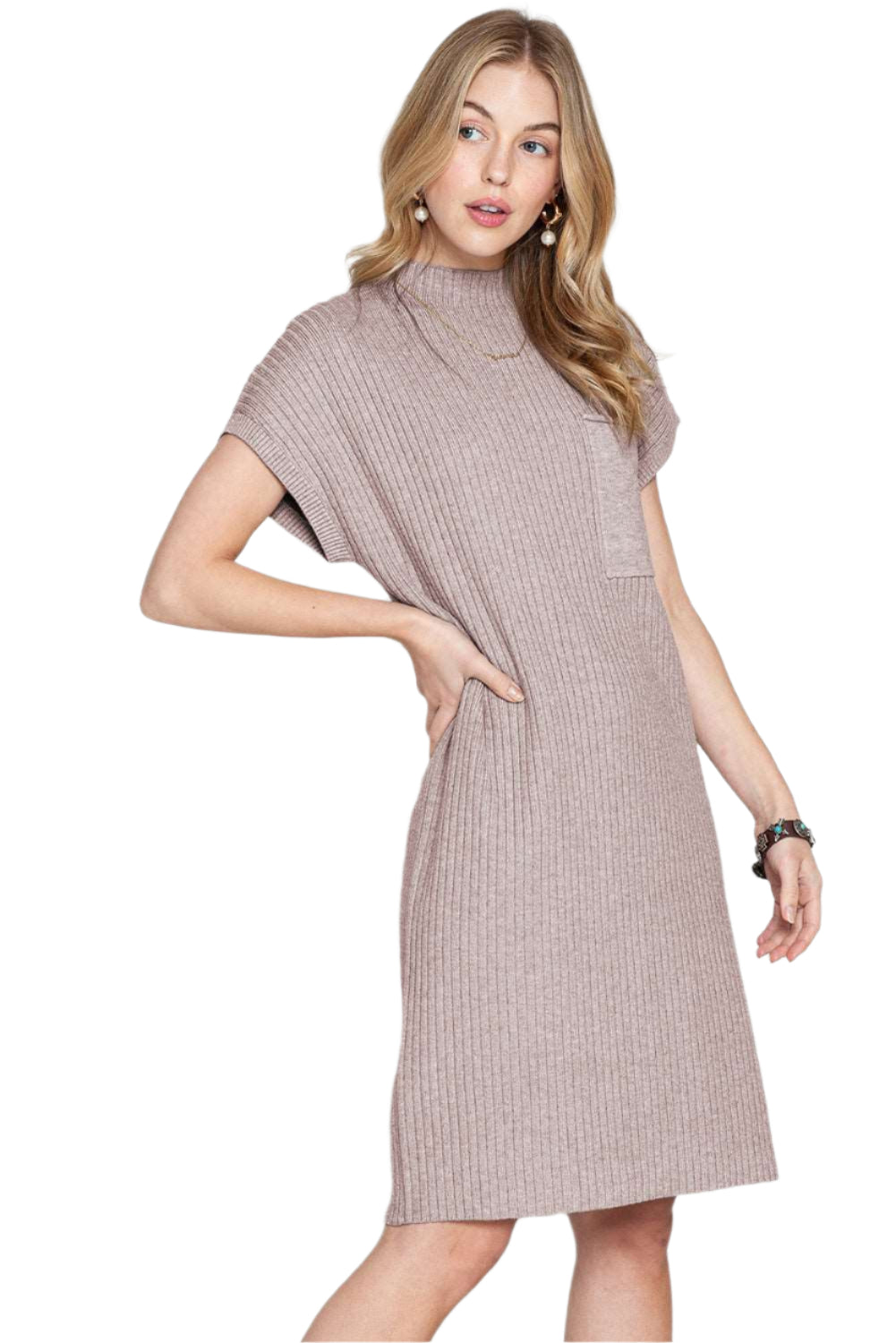 Green Sweater Knit Dress - Catherine Martin
