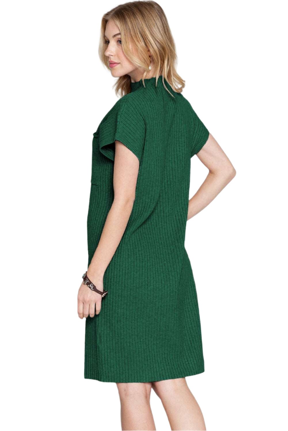 Green Sweater Knit Dress - Catherine Martin