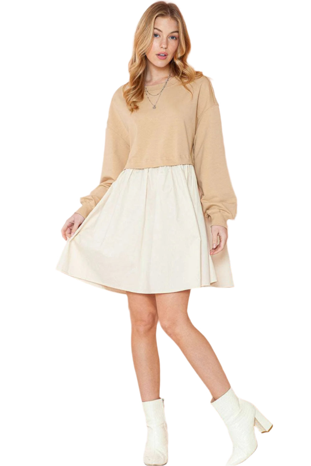 Rose Red Pleated Mini Dress - Catherine Martin