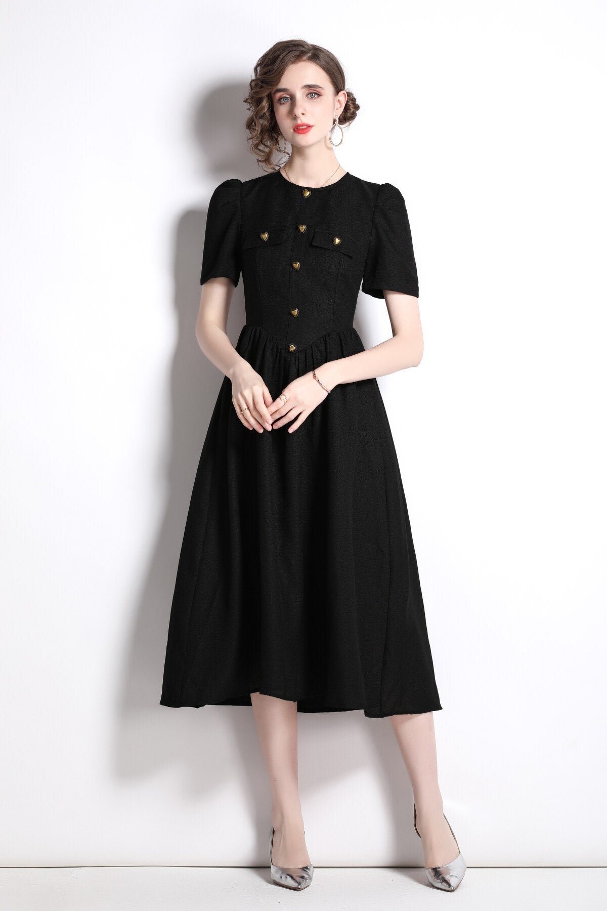 Everyday Elegant Black Dress-1