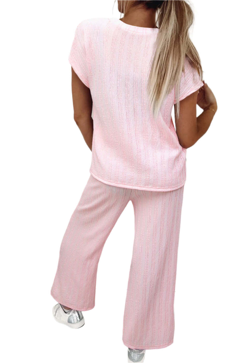 Soft Pink Lounge Co-Ord – Lightweight & Breathable
