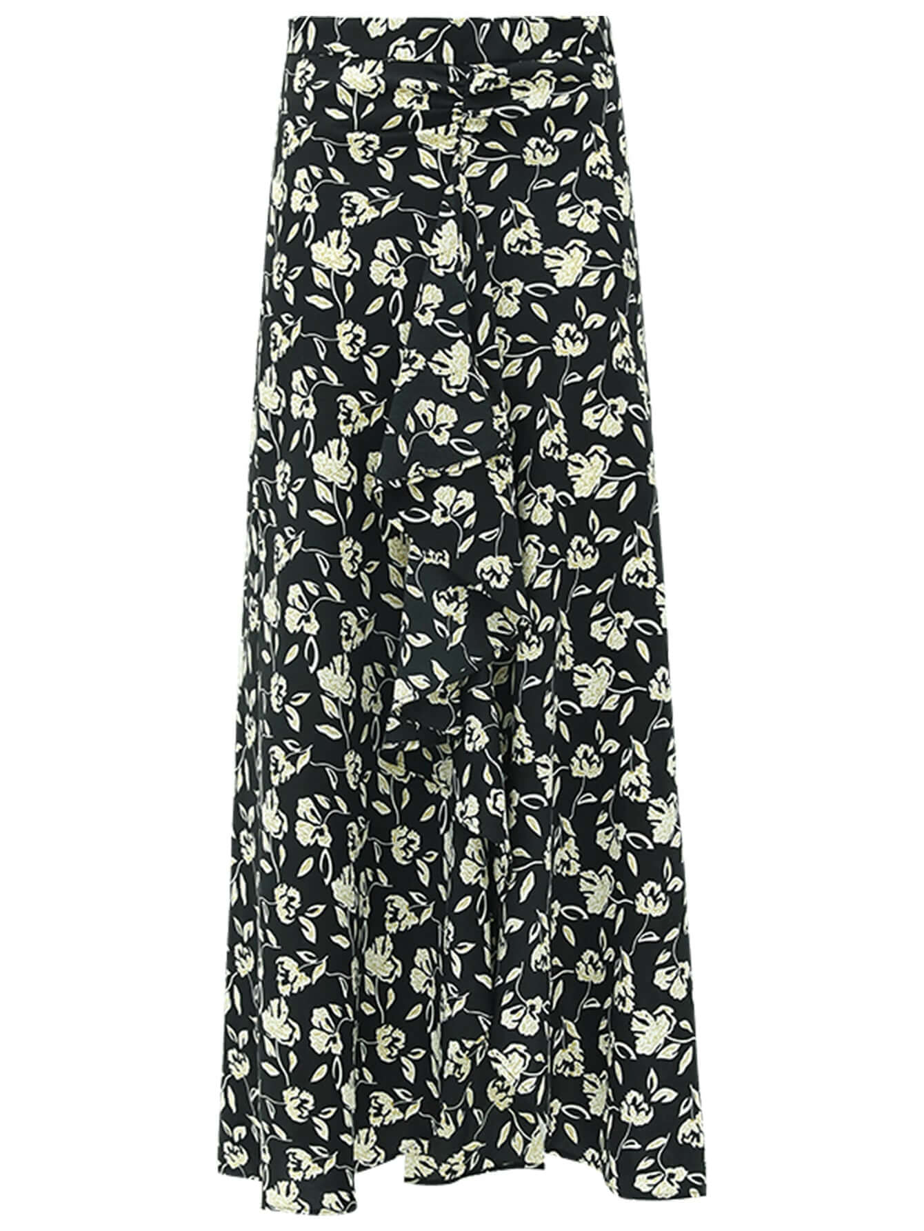 Cocobella Floral Black Wrap Skirt -3