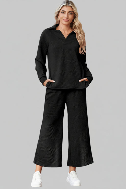Relaxed Fit Lounge Set – 2-Piece Casual Outfit - Catherine Martin