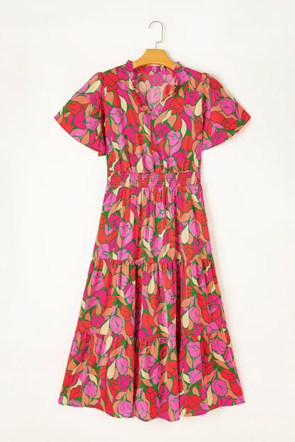 Rose Floral Long Dress - Catherine Martin