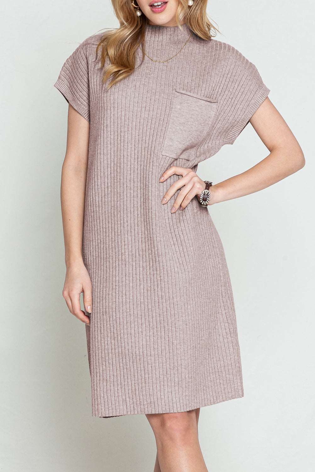 Green Sweater Knit Dress - Catherine Martin