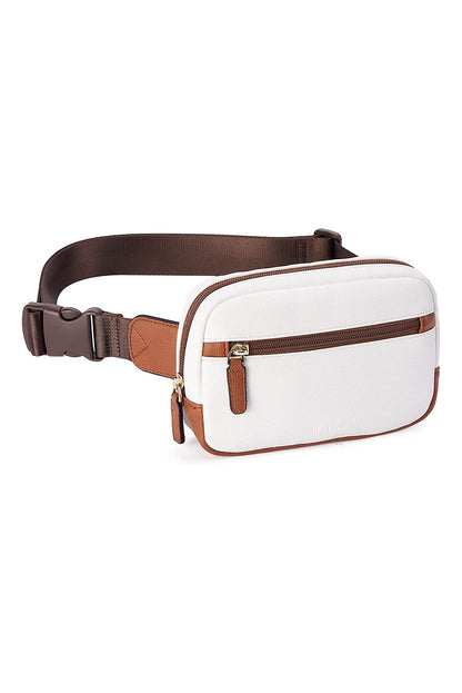 White Contrast Crossbody Bag - Catherine Martin