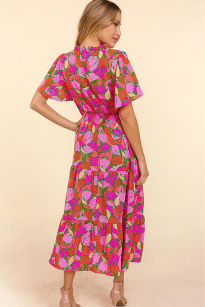 Rose Floral Long Dress - Catherine Martin