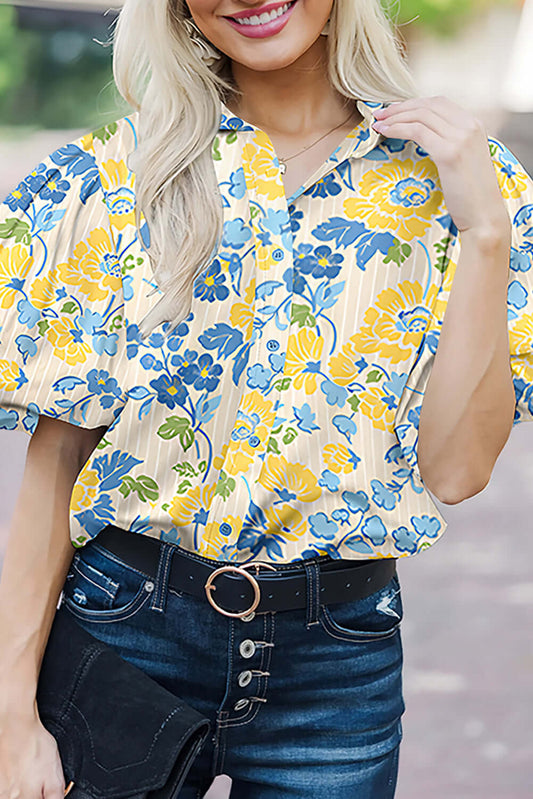 Sunshine Bloom Puff Sleeve Blouse - Catherine Martin