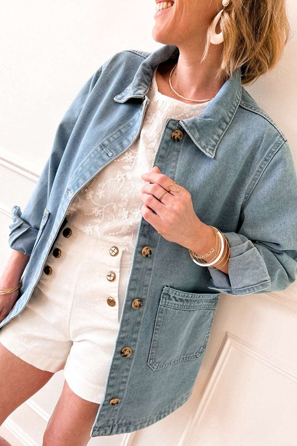 Dusk Blue Denim Jacket - Catherine Martin