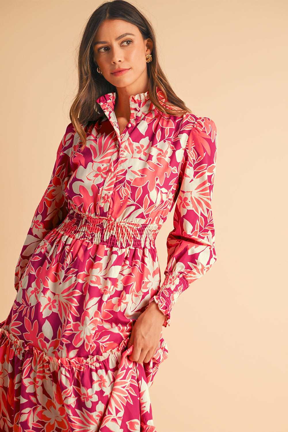 Floral Smocked Maxi Dress - Catherine Martin