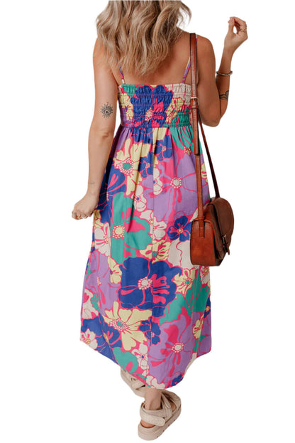 Tropical Bloom Smocked Maxi Dress - Catherine Martin