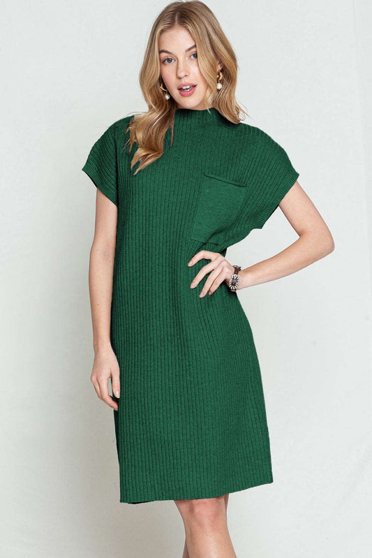 Green Sweater Knit Dress - Catherine Martin