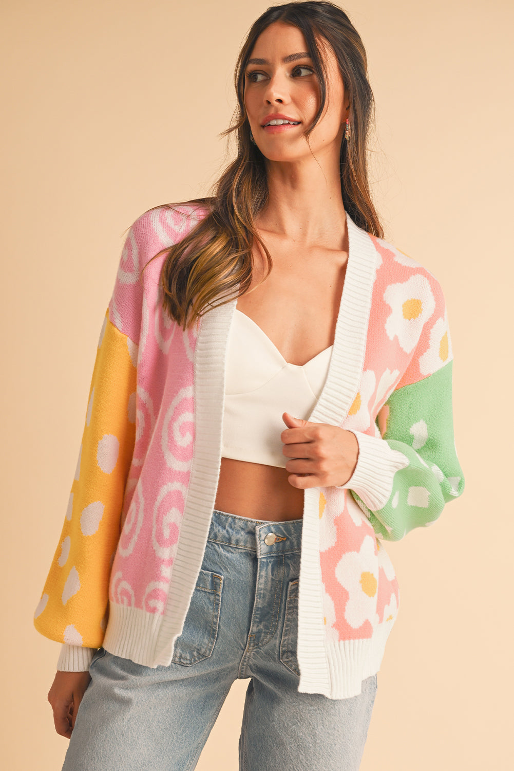 Flower Dotted Print Cardigan - Catherine Martin