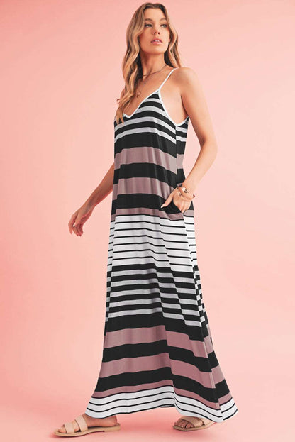 Multicolor Stripe Maxi Dress - Catherine Martin