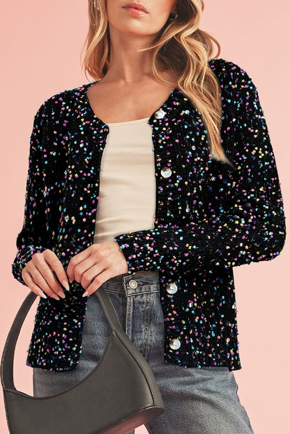 Midnight Sparkle Knit Cardigan - Catherine Martin