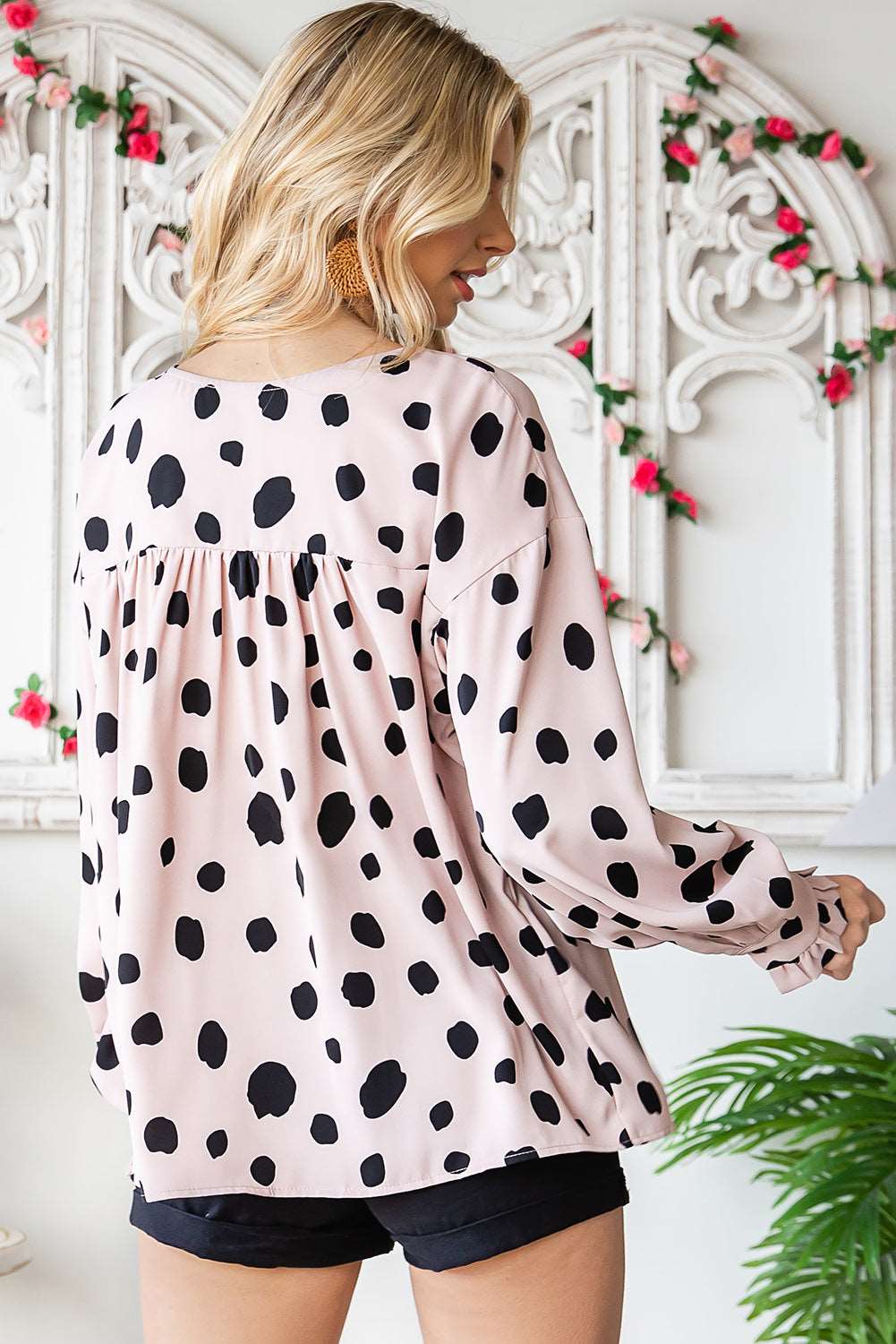 Pink Polka Dot Blouse - Catherine Martin