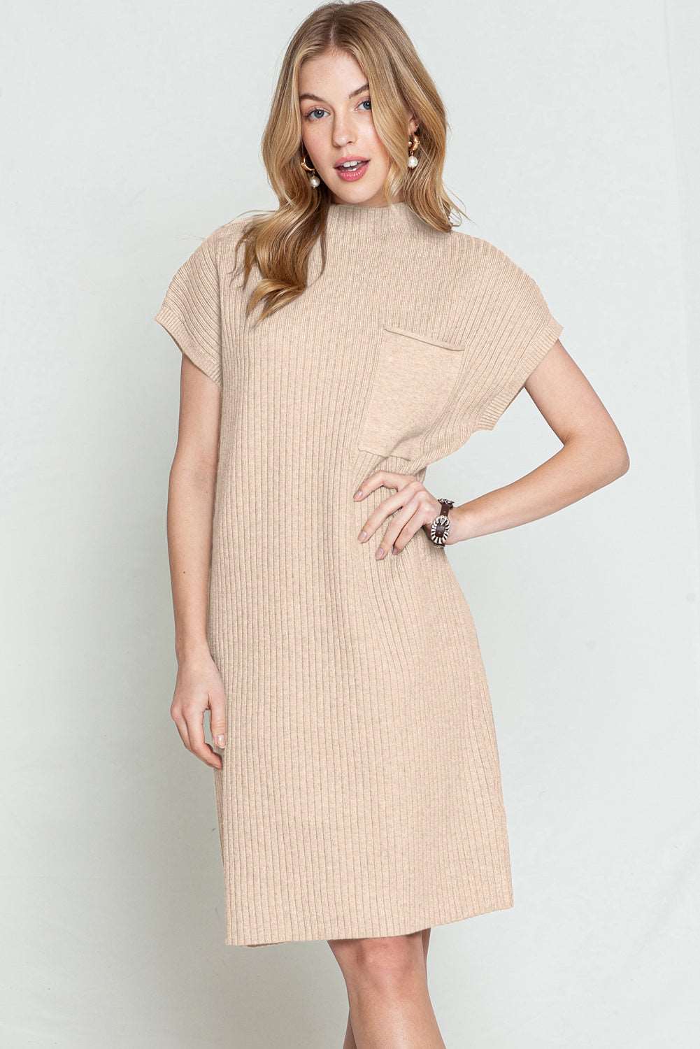 Green Sweater Knit Dress - Catherine Martin