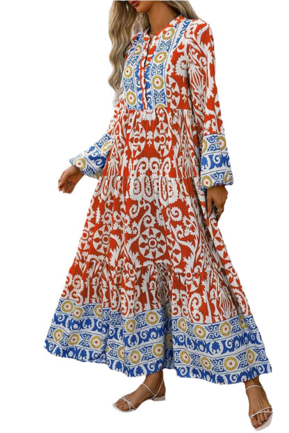 Long Sleeve Boho Dress - Catherine Martin