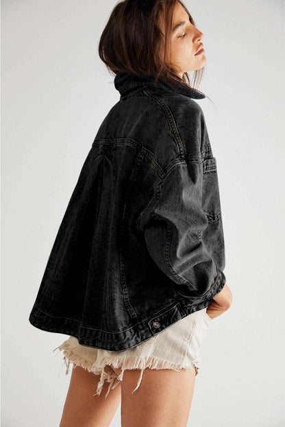 Stripe Washed Denim Jacket - Catherine Martin