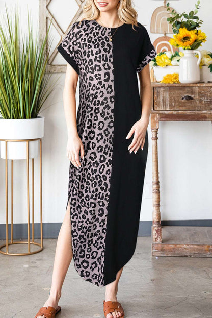 Leopard Print T-Shirt Dress - Catherine Martin