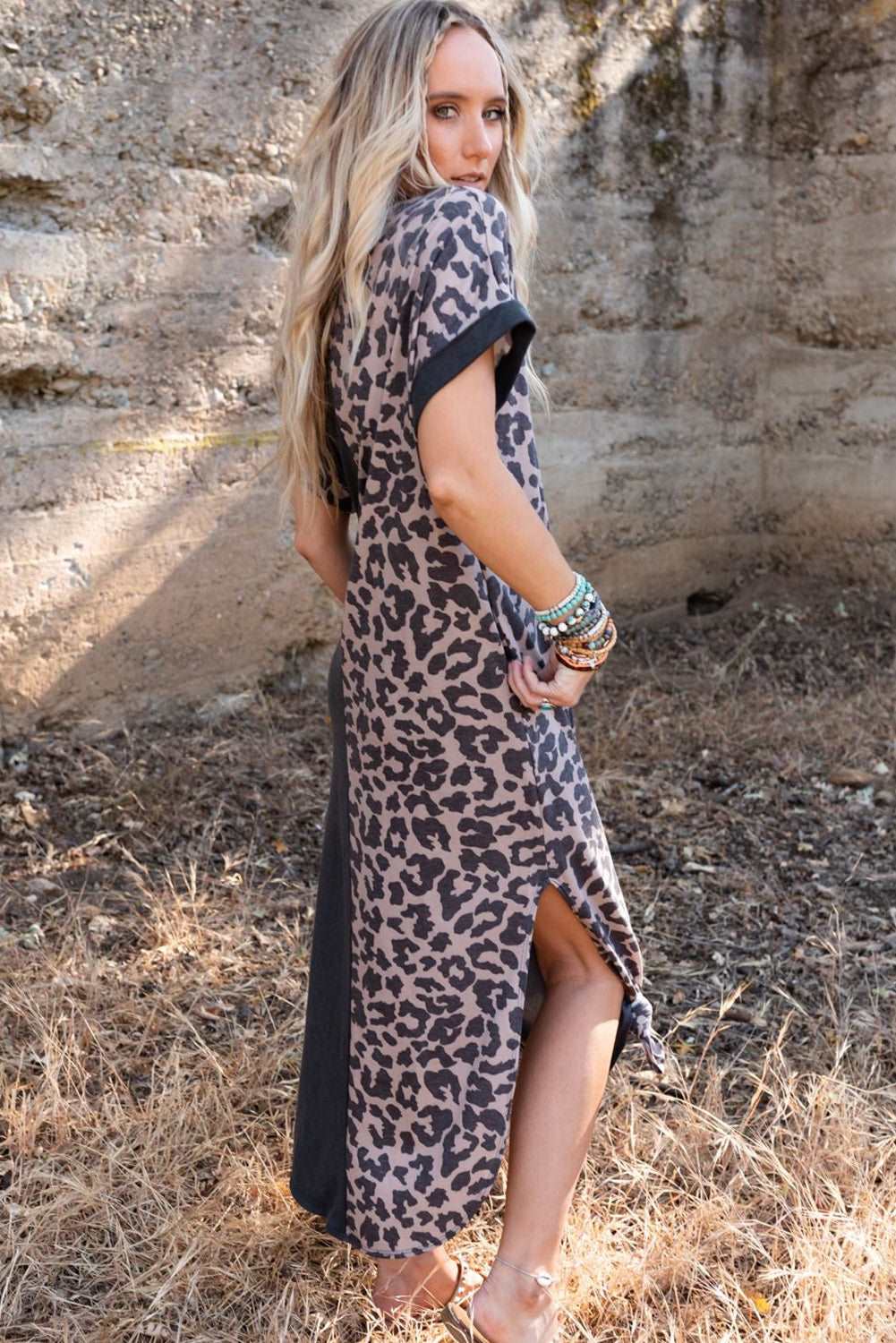 Leopard Print T-Shirt Dress - Catherine Martin