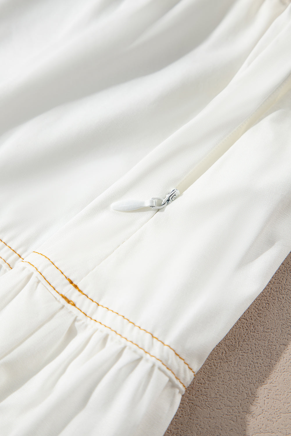 White Knot High Waist Mini Skirt - Catherine Martin