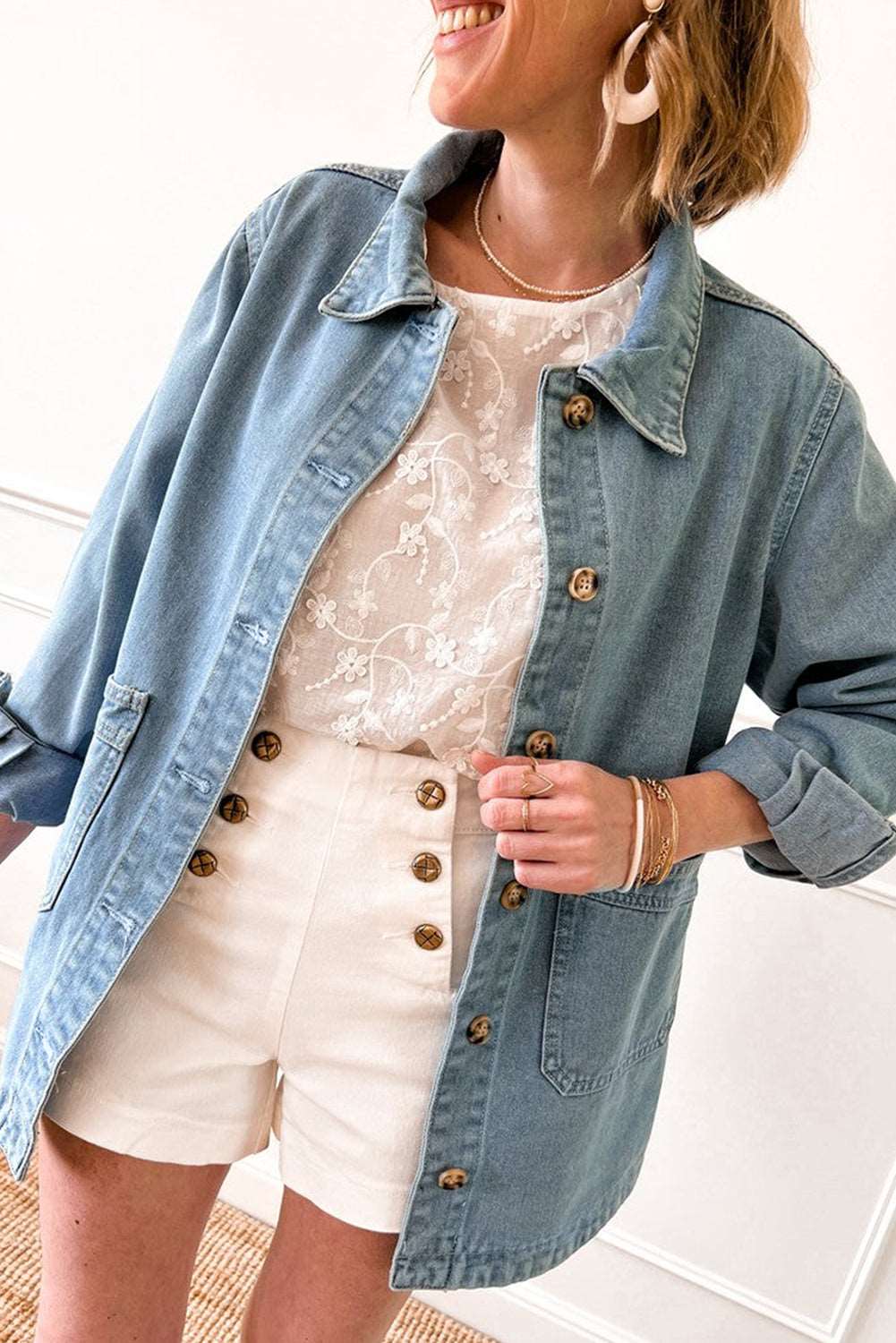 Dusk Blue Denim Jacket - Catherine Martin