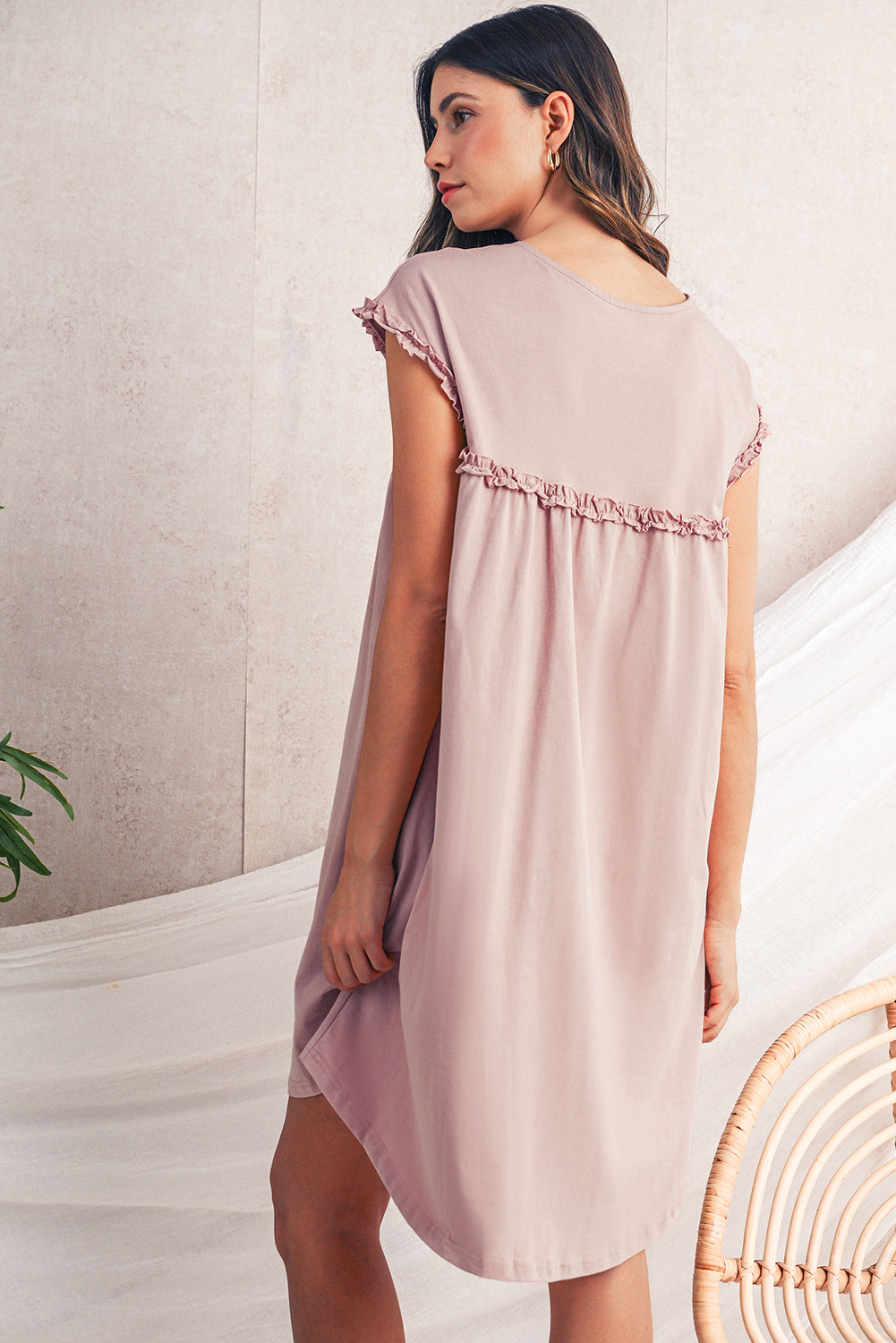 Casual Relaxed Fit Dress with Pockets - Catherine Martin