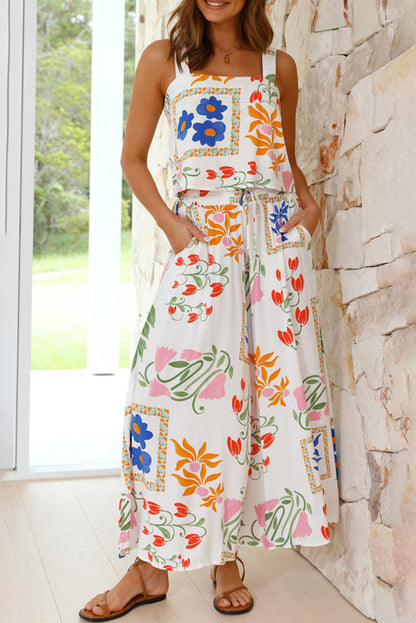 Floral Top And Wide Leg Pants - Catherine Martin