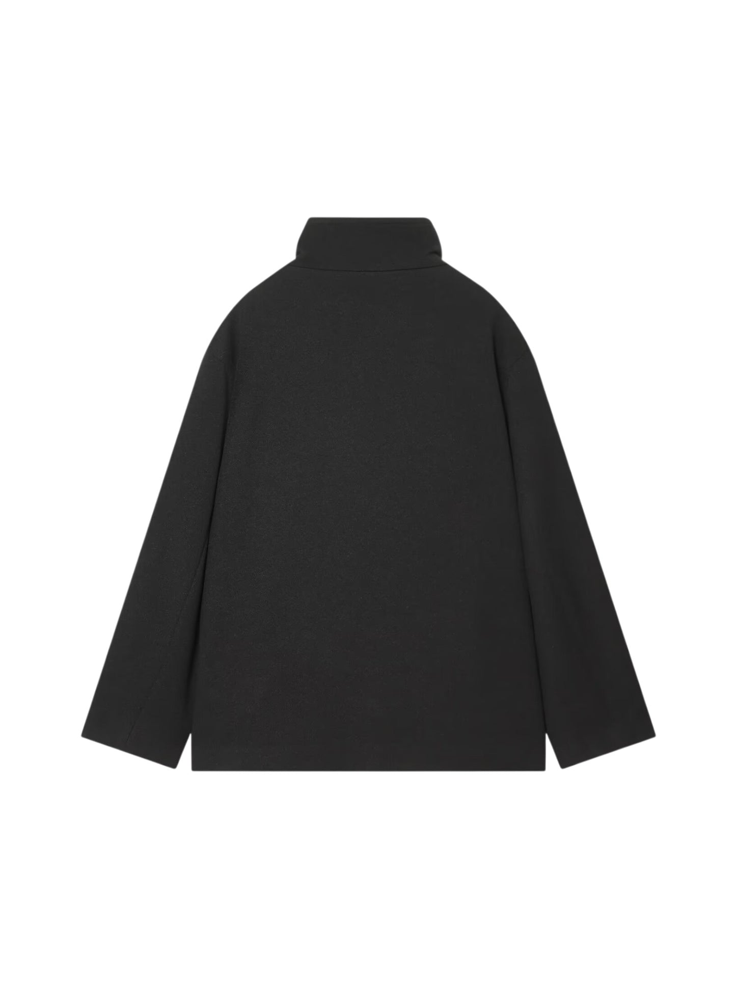 Black jacket on a white background back view