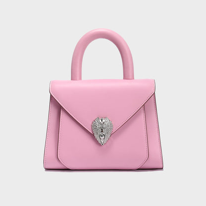 Avant Garde Silver Chain Strap Leather Satchel-6