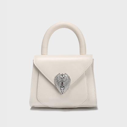 Avant Garde Silver Chain Strap Leather Satchel-8
