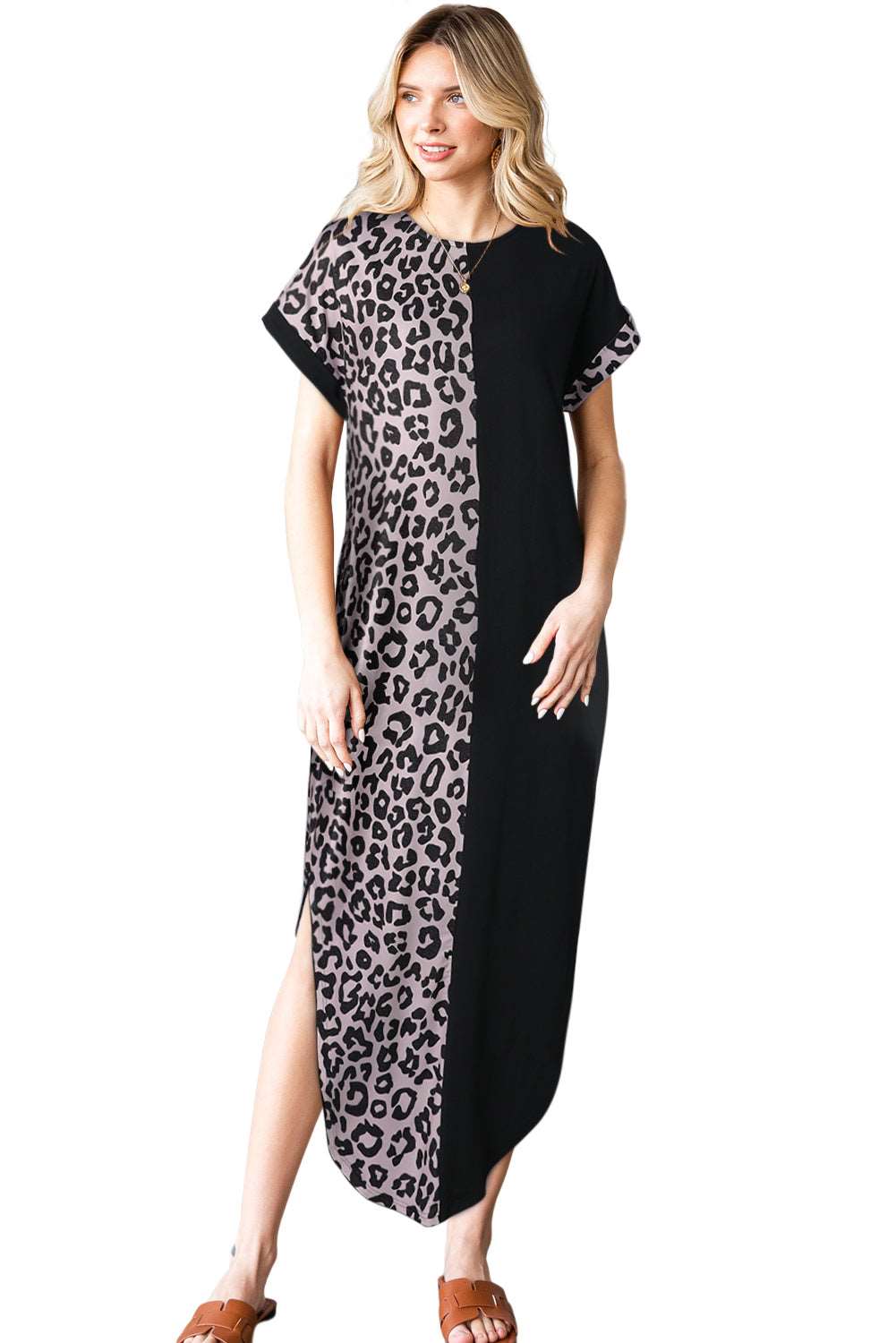 Leopard Print T-Shirt Dress - Catherine Martin