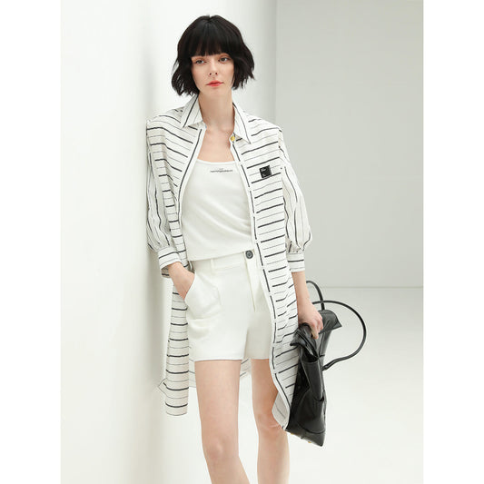 Breezy Radiant Lightweight Striped Shirt-0