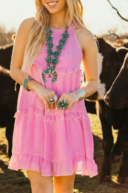 Blush Boho Ruffle Dress - Catherine Martin