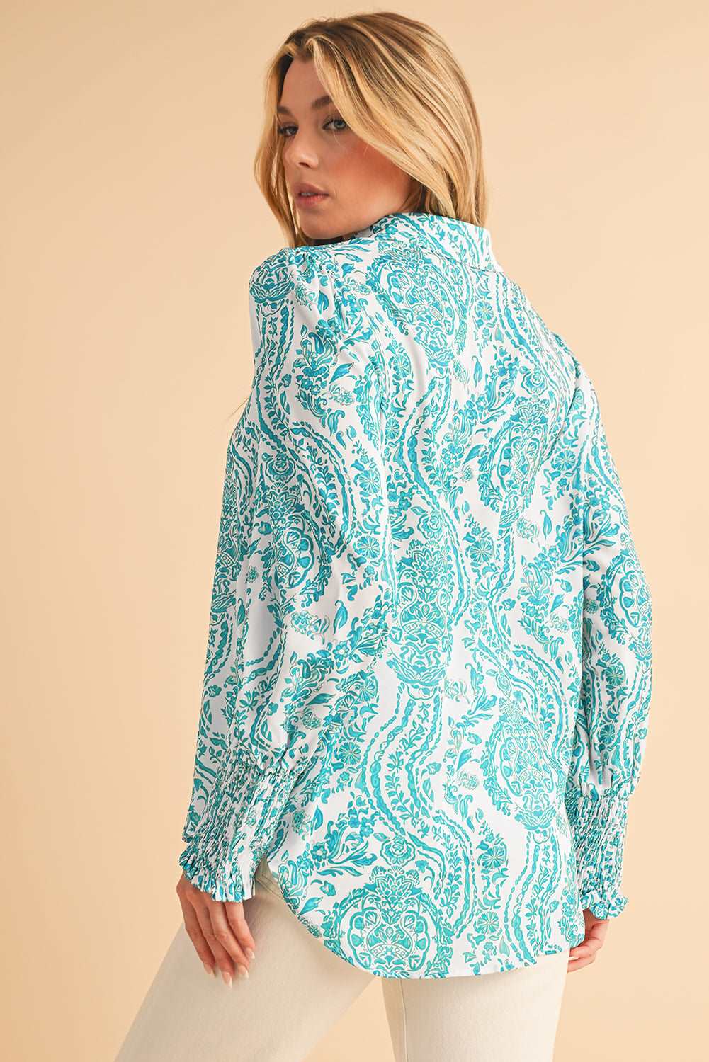 Green Paisley Print Shirt - Catherine Martin