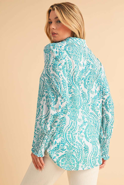 Green Paisley Print Shirt - Catherine Martin