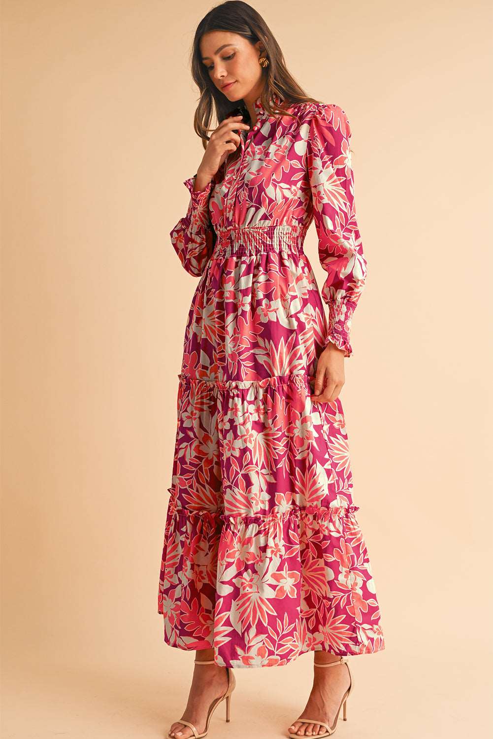 Floral Smocked Maxi Dress - Catherine Martin