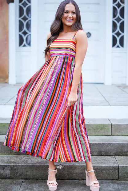 Multi Coloured Stripe Dress - Catherine Martin